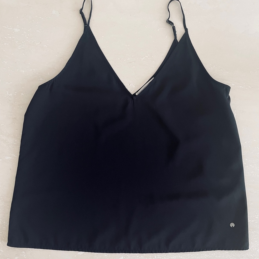Abercrombie & Fitch Essentials Elegant Black Women's Top Camisole Blouse S